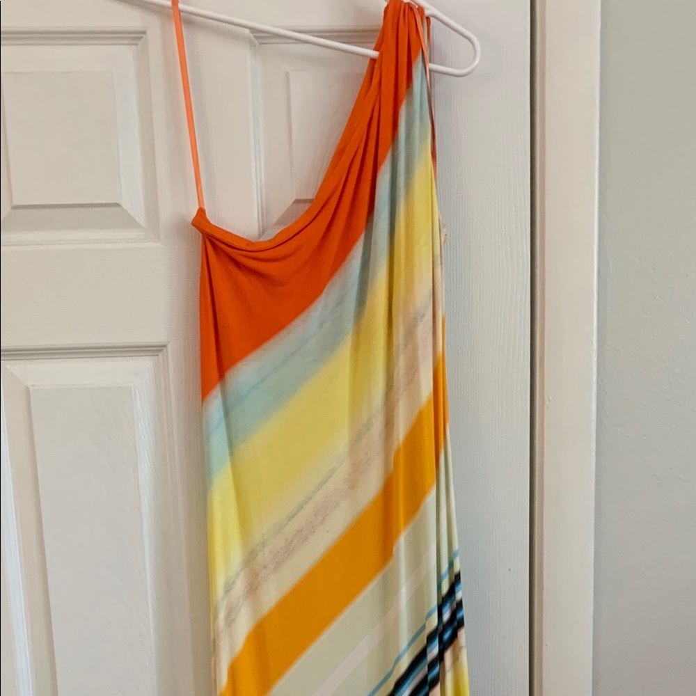 One shoulder Ted Baker maxi dress!